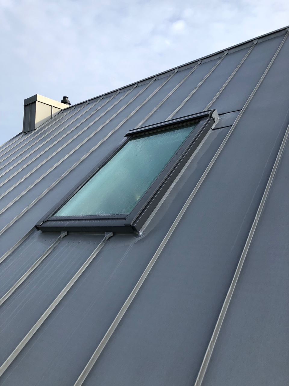 Couverture ZINC gris - Breizh toiture a Landaul - Morbihan 56