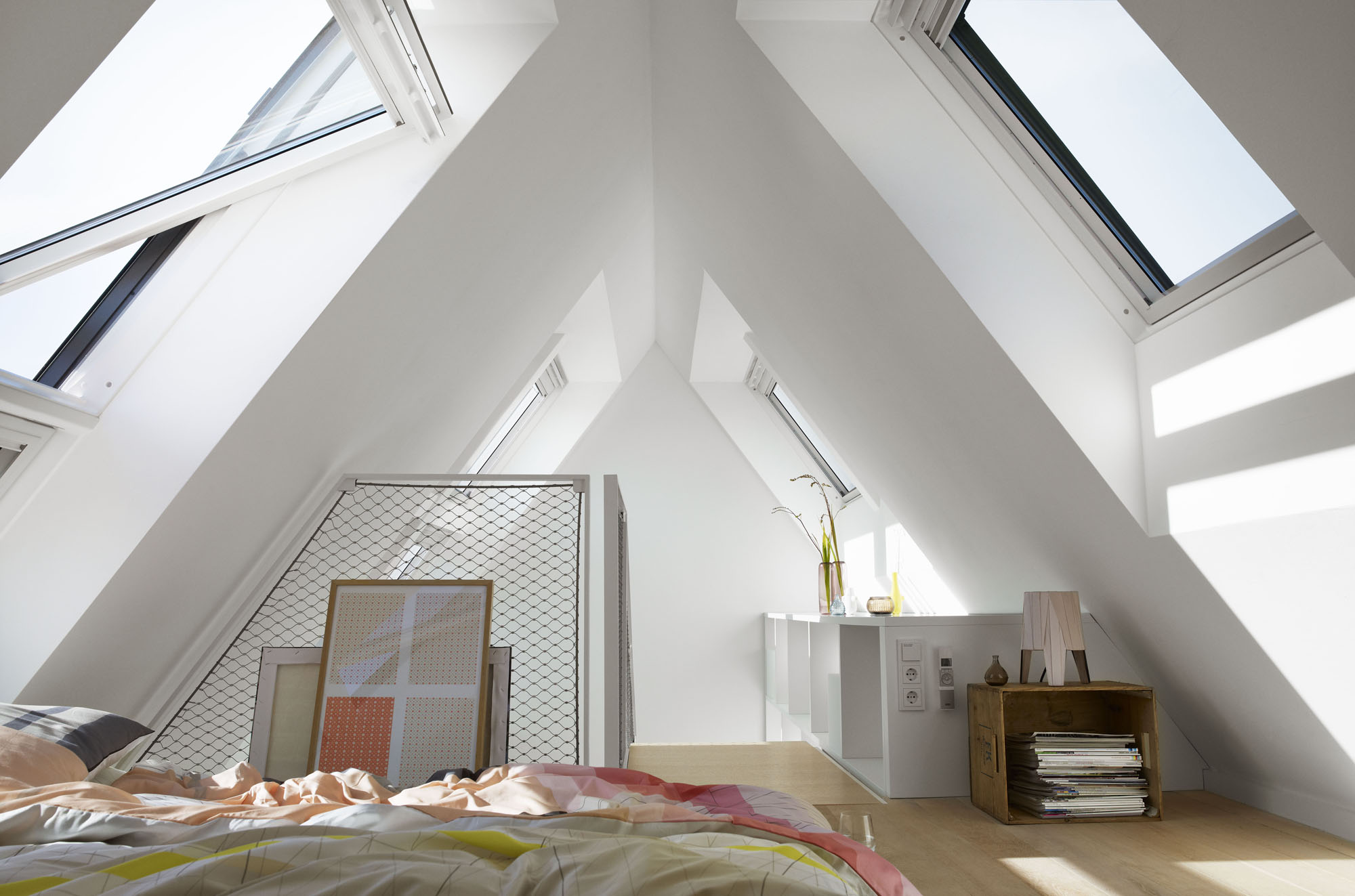 Fenêtre à rotation VELUX inspiration-chambre - Breizh toiture a Landaul - Morbihan 56
